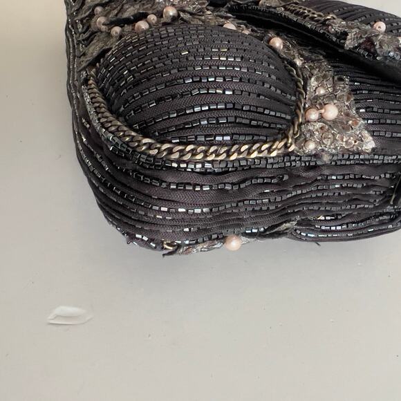 Vintage Fendi Deep Jungle Beaded Embroidery Baguette - Picture 11 of 12
